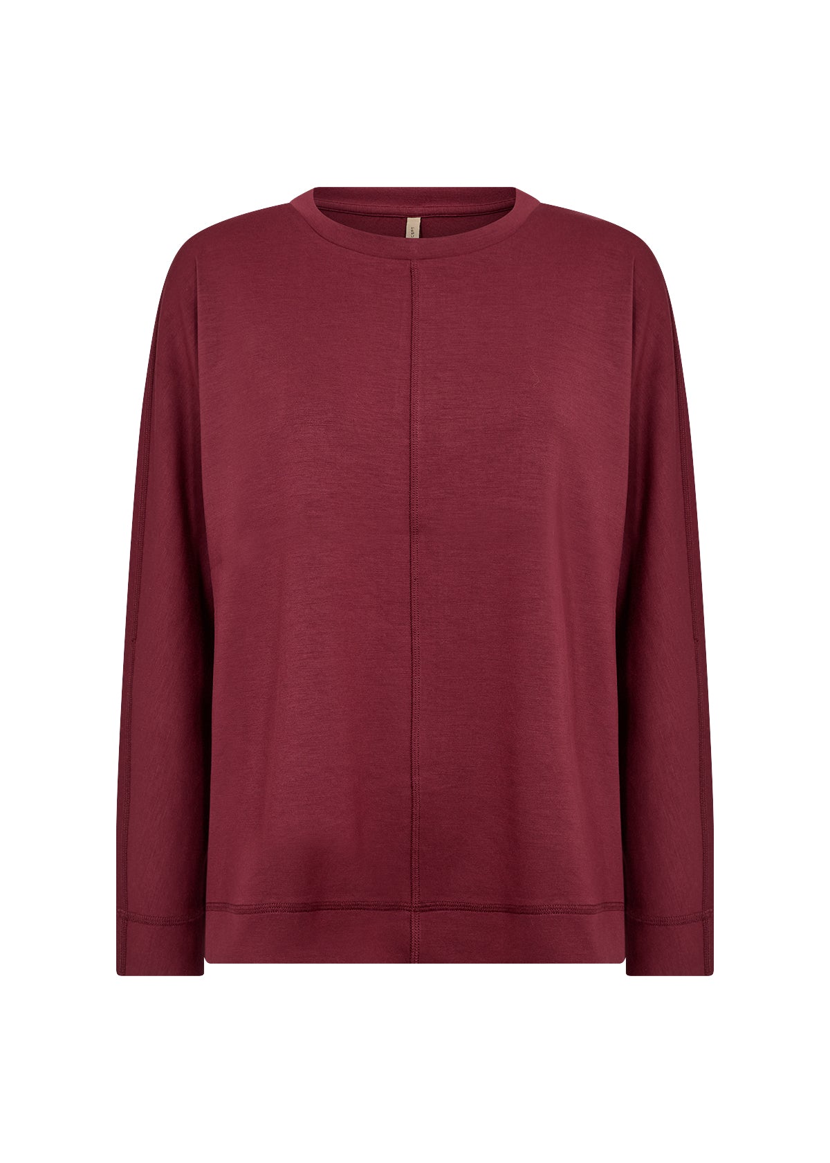 SOYA CONCEPT BANU LONG SLEEVE TOP WITH STITCH DETAIL