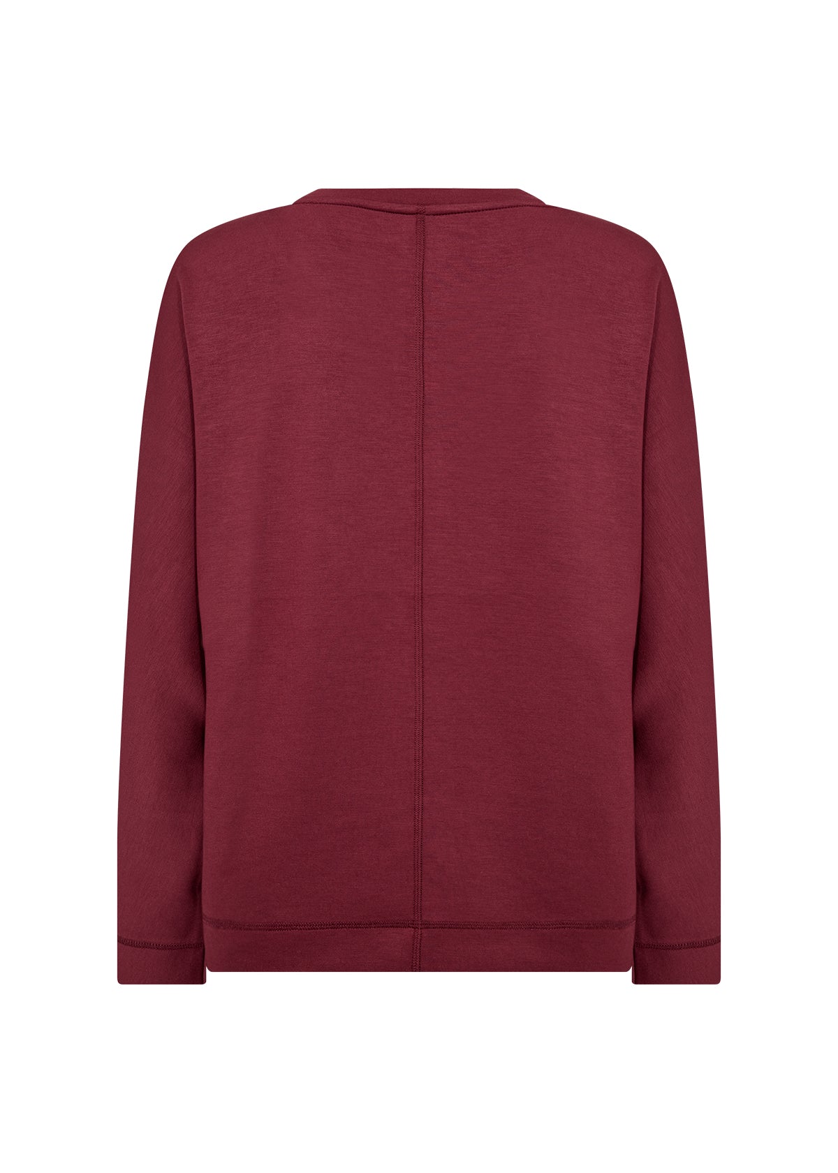 SOYA CONCEPT BANU LONG SLEEVE TOP WITH STITCH DETAIL