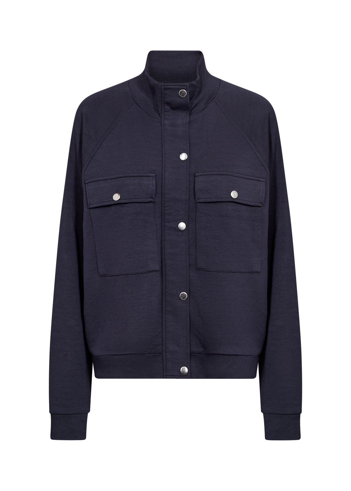 SOYA CONCEPT BANU SNAP BUTTON BOMBER JACKET