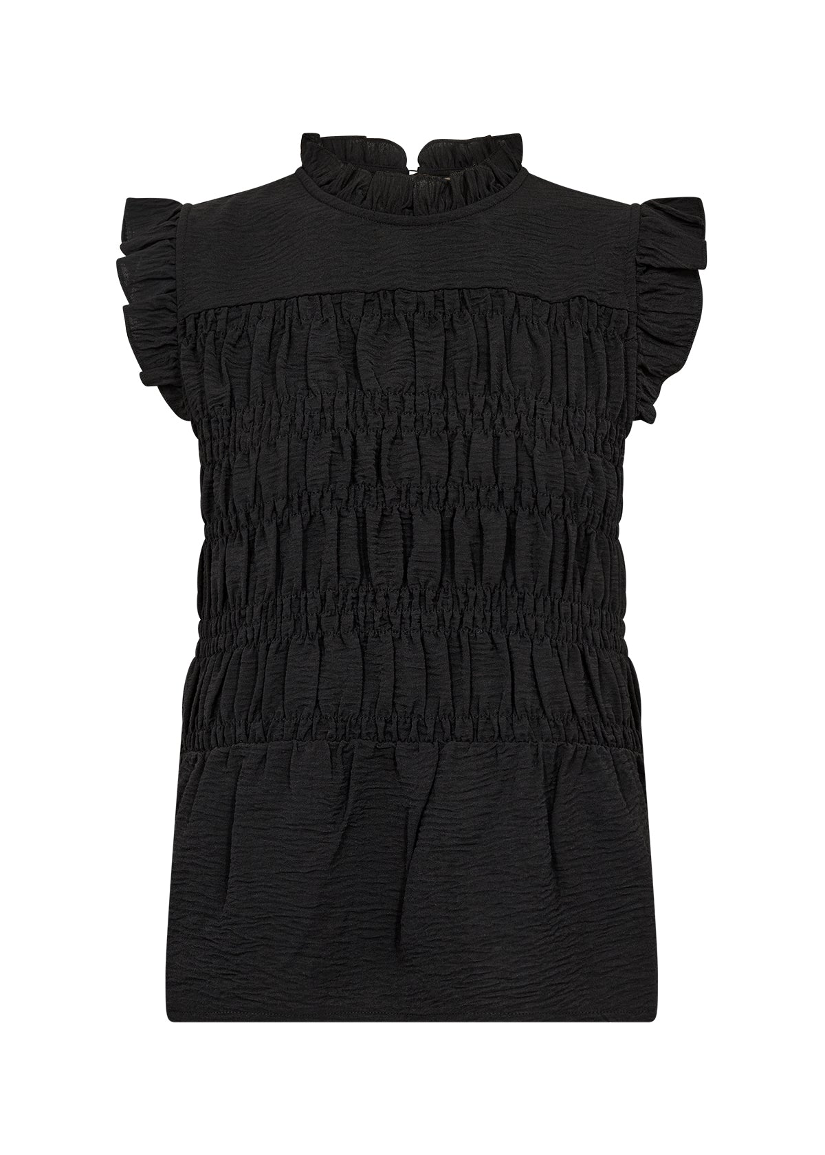 SOYA CONCEPT CATH CAP SLEEVE GATHERED TOP