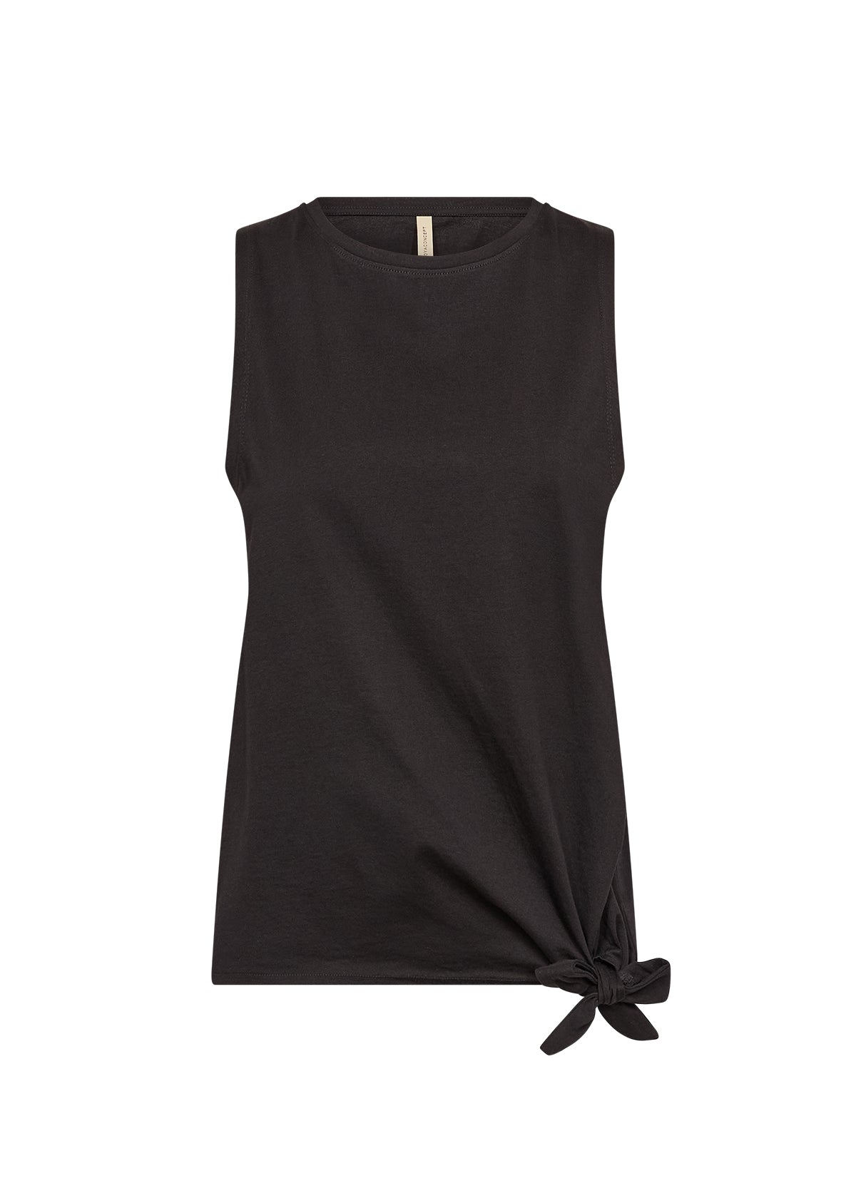 SOYA CONCEPT DERBY SIDE TIE COTTON TANK TOP