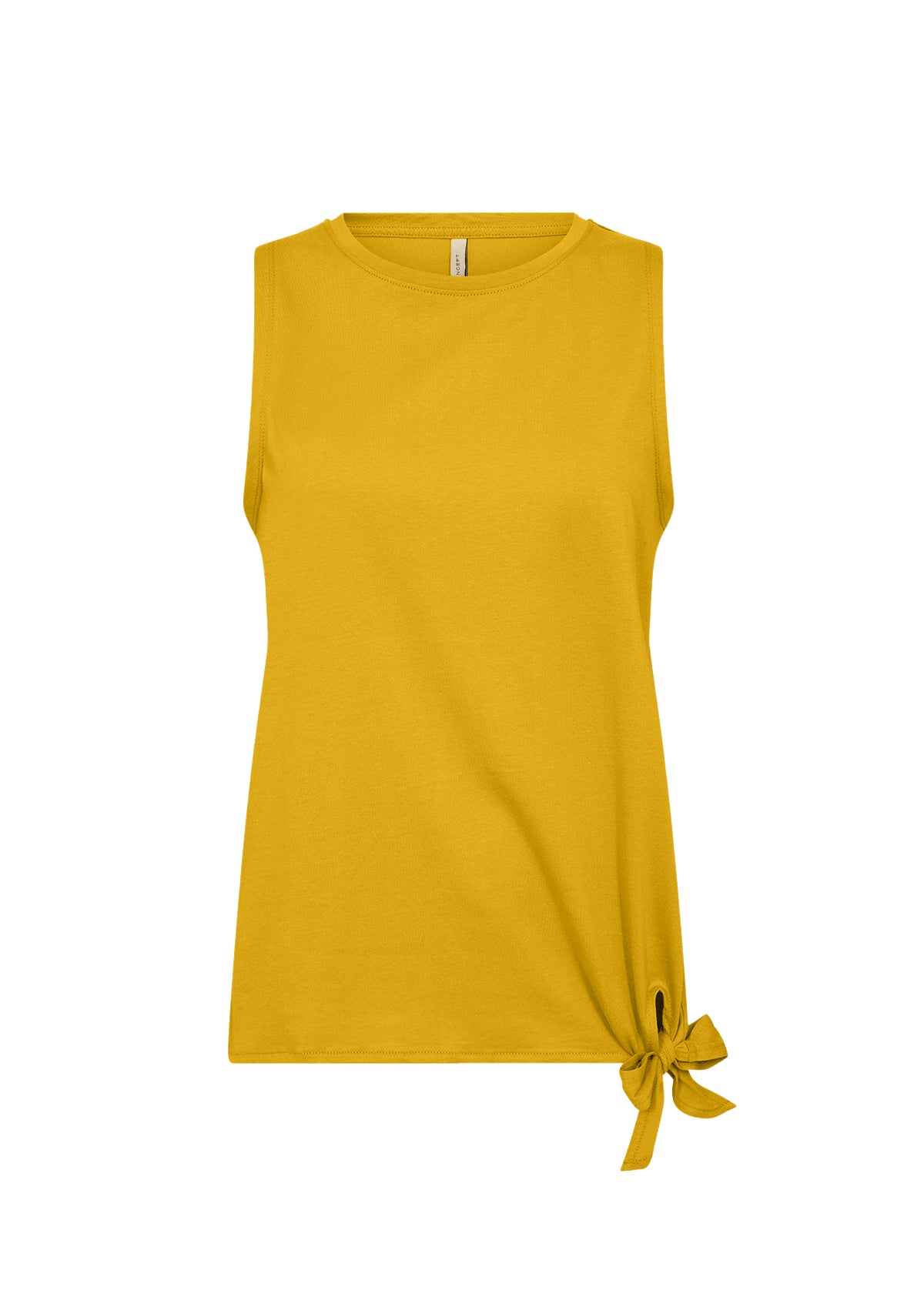 SOYA CONCEPT DERBY SIDE TIE COTTON TANK TOP
