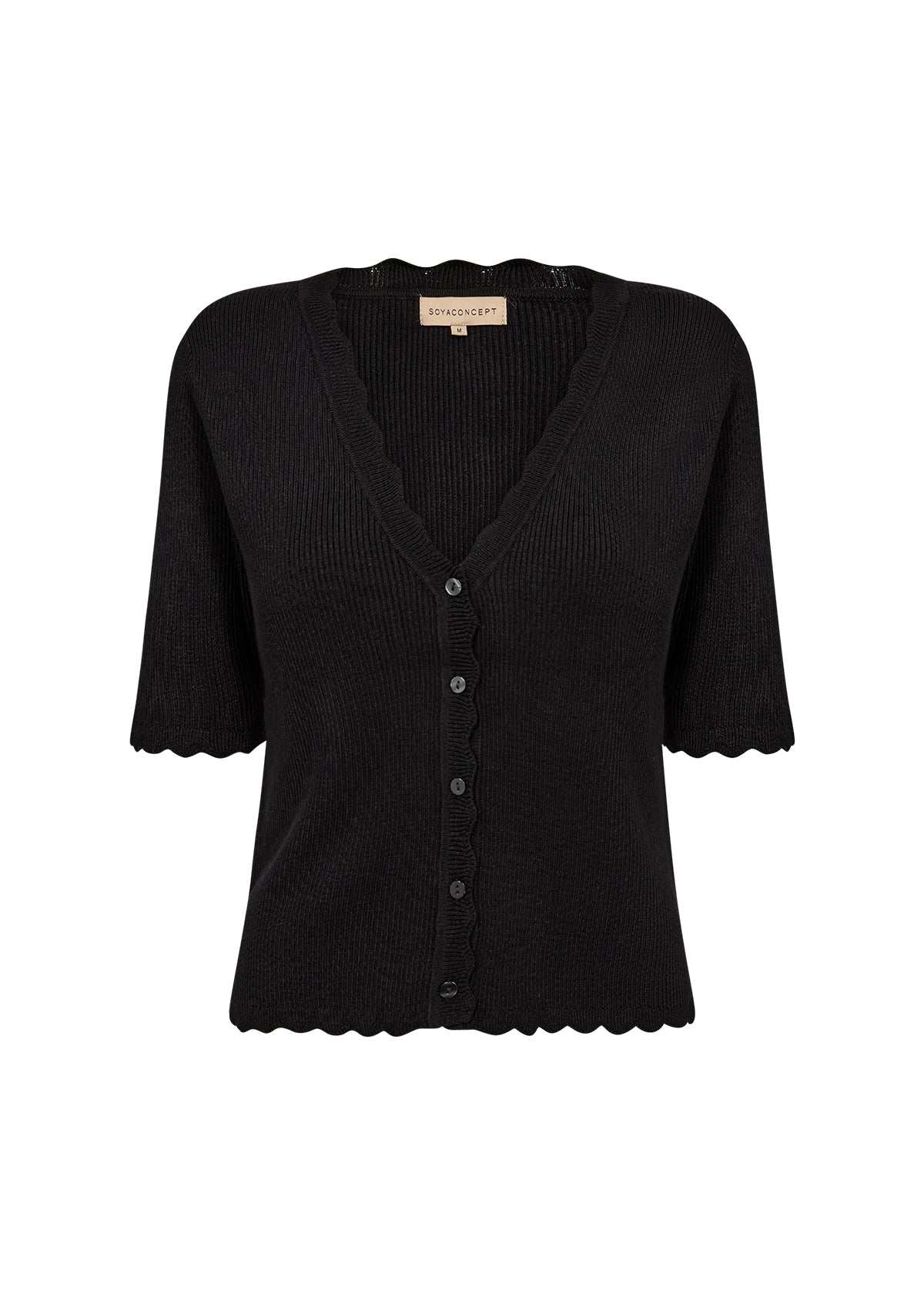 SOYA CONCEPT DOLLIE SCALLOPED EDGE CARDIGAN