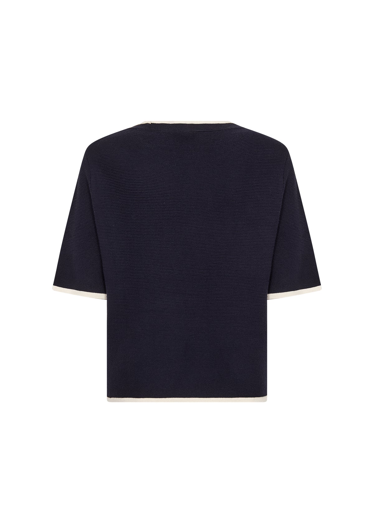 SOYA CONCEPT DOLLIE SHORT SLEEVE CONTRAST TRIM TEE