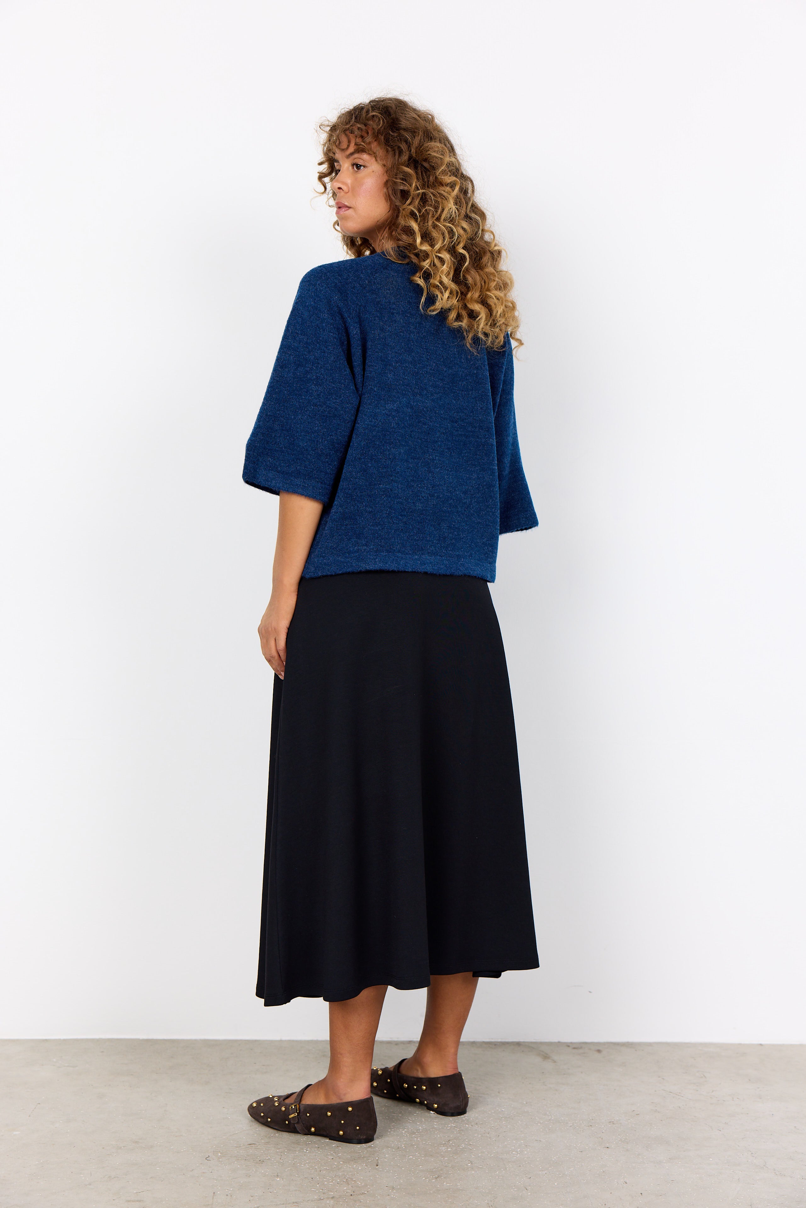 SOYA CONCEPT BANU FLOWY MIDI SKIRT