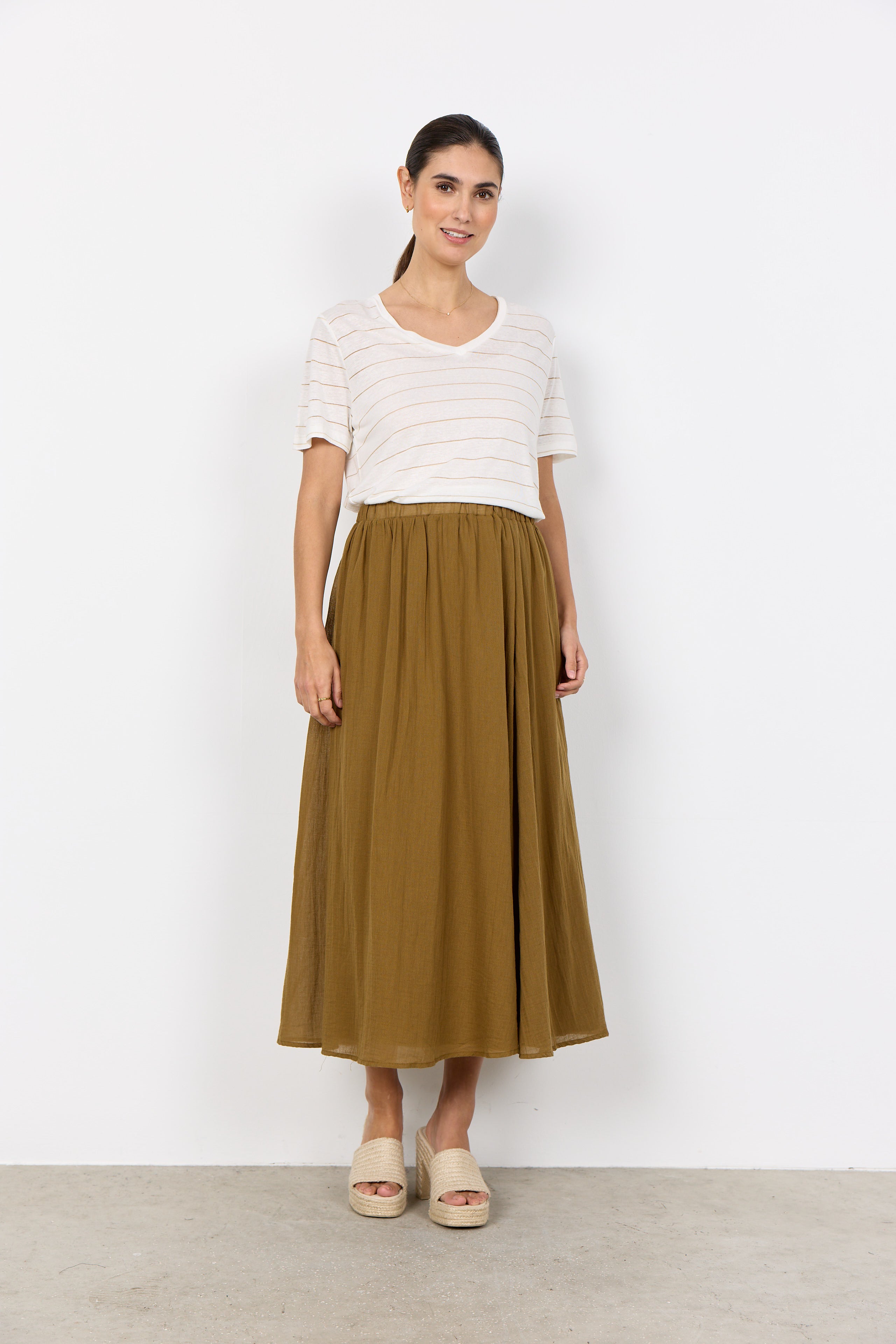 SOYA CONCEPT FRIGGA V NECK TEE SHIRT