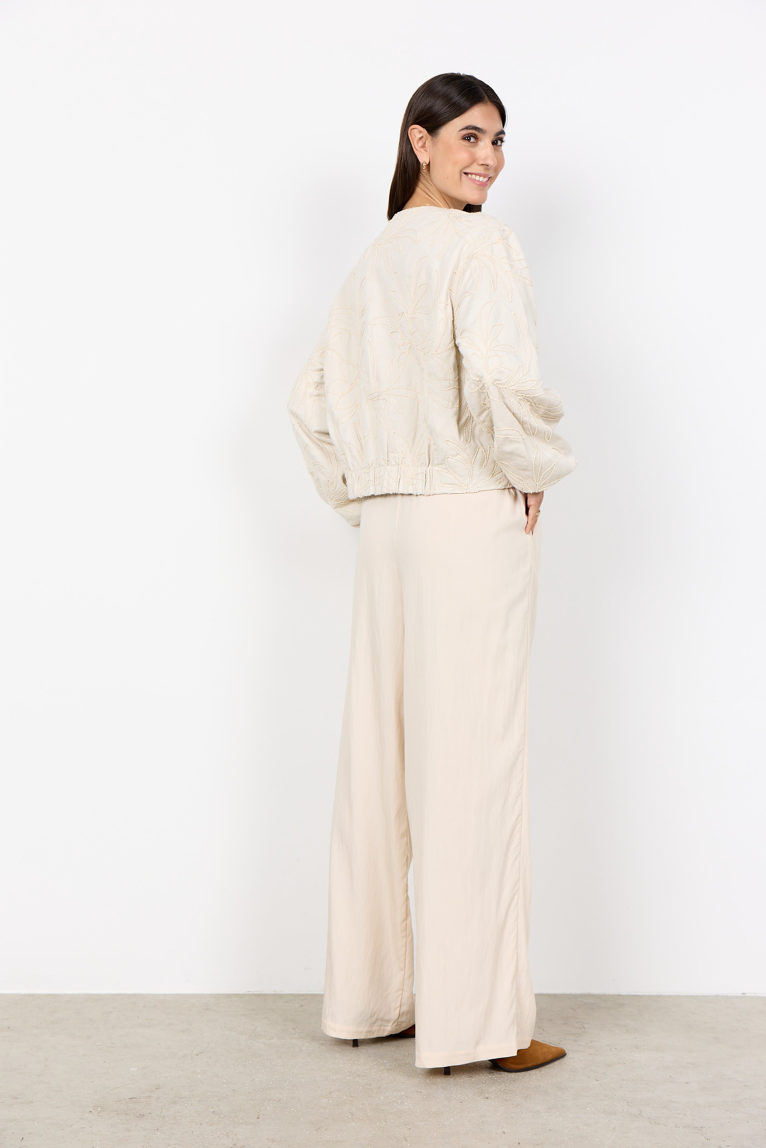 SOYA CONCEPT GERDA COTTON EMBROIDERED JACKET
