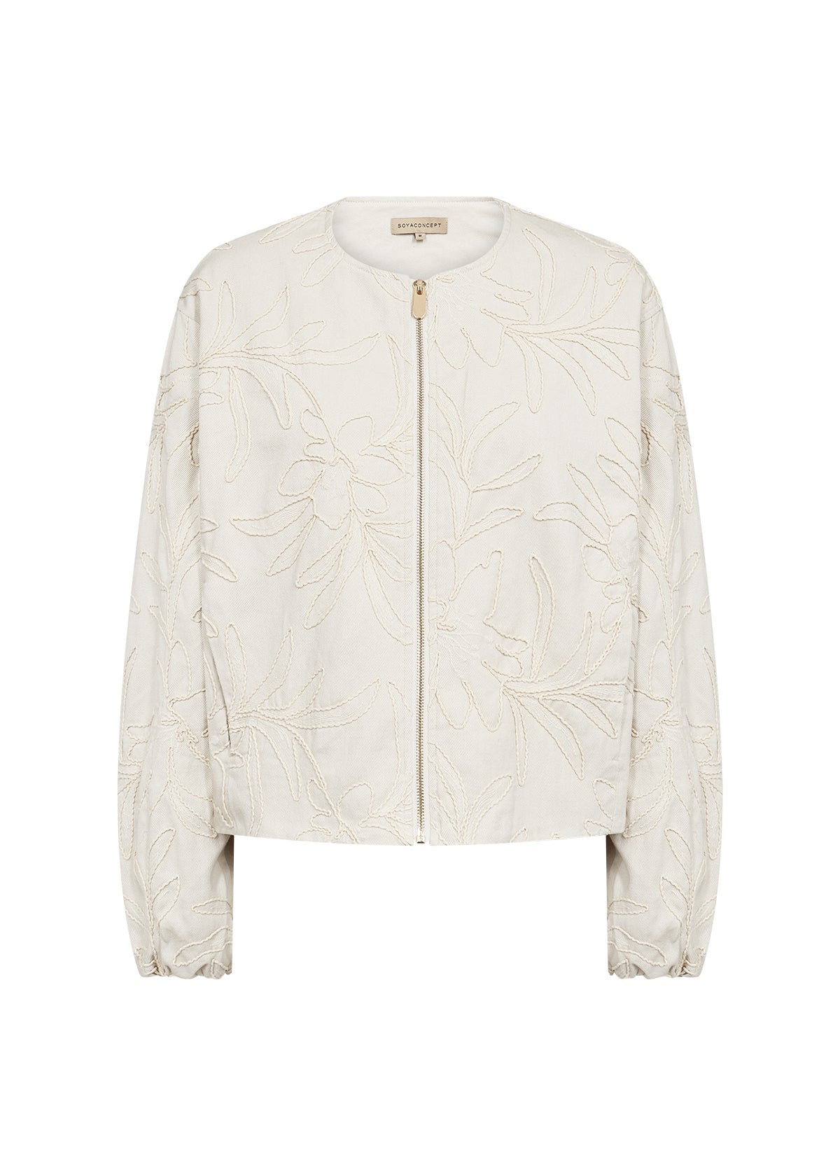 SOYA CONCEPT GERDA COTTON EMBROIDERED JACKET