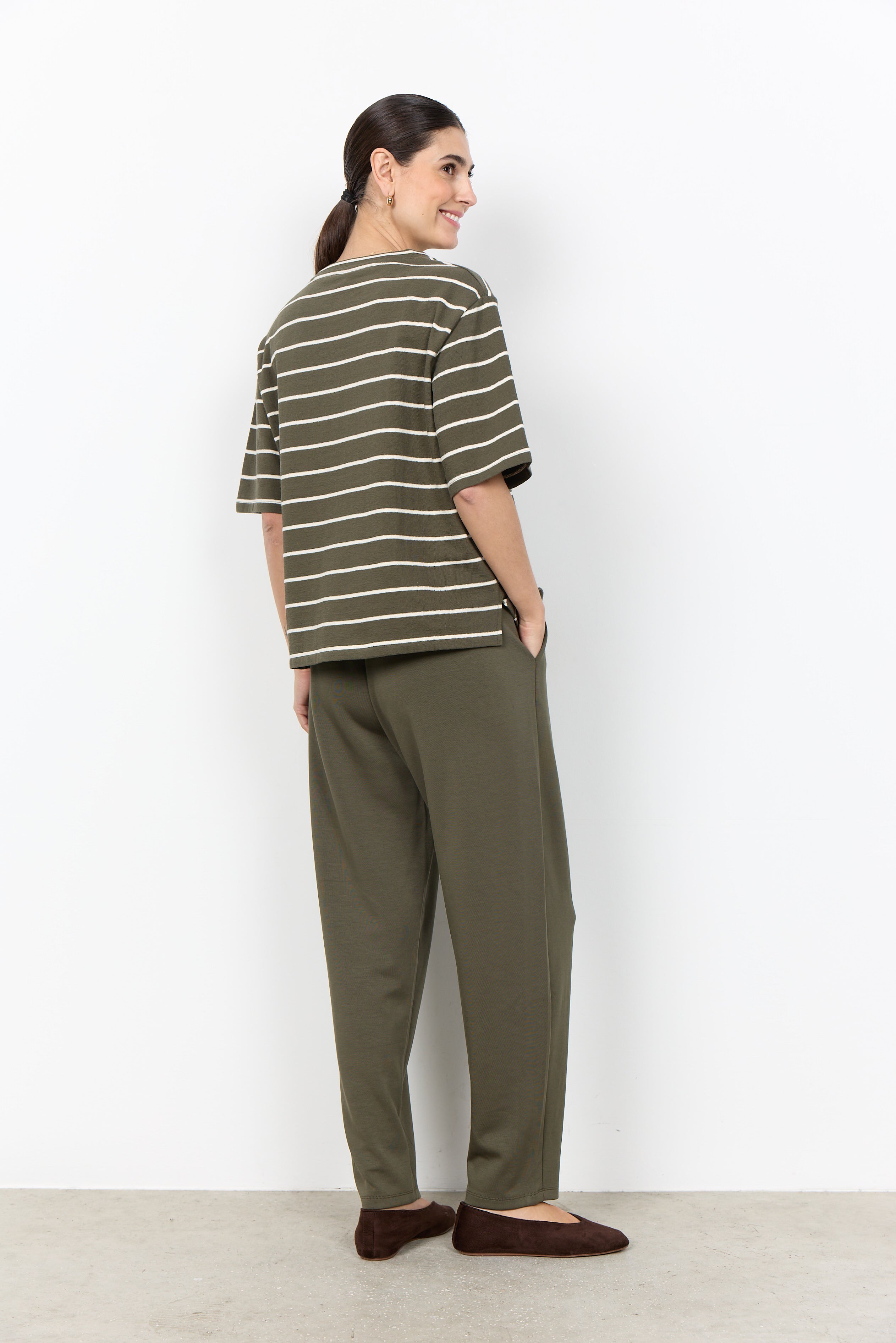 SOYA CONCEPT ORGANIC COTTON STRIPED TEE