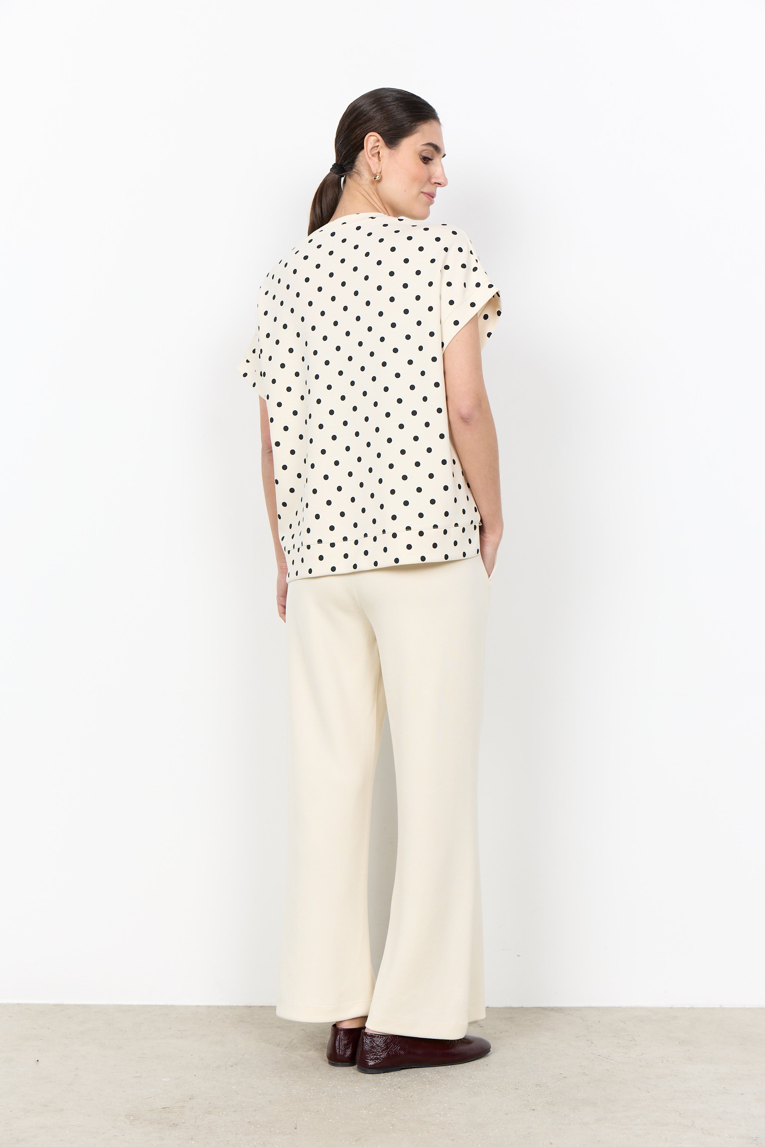 SOYA CONCEPT GODIVA SHORT SLEEVE MODAL TOP