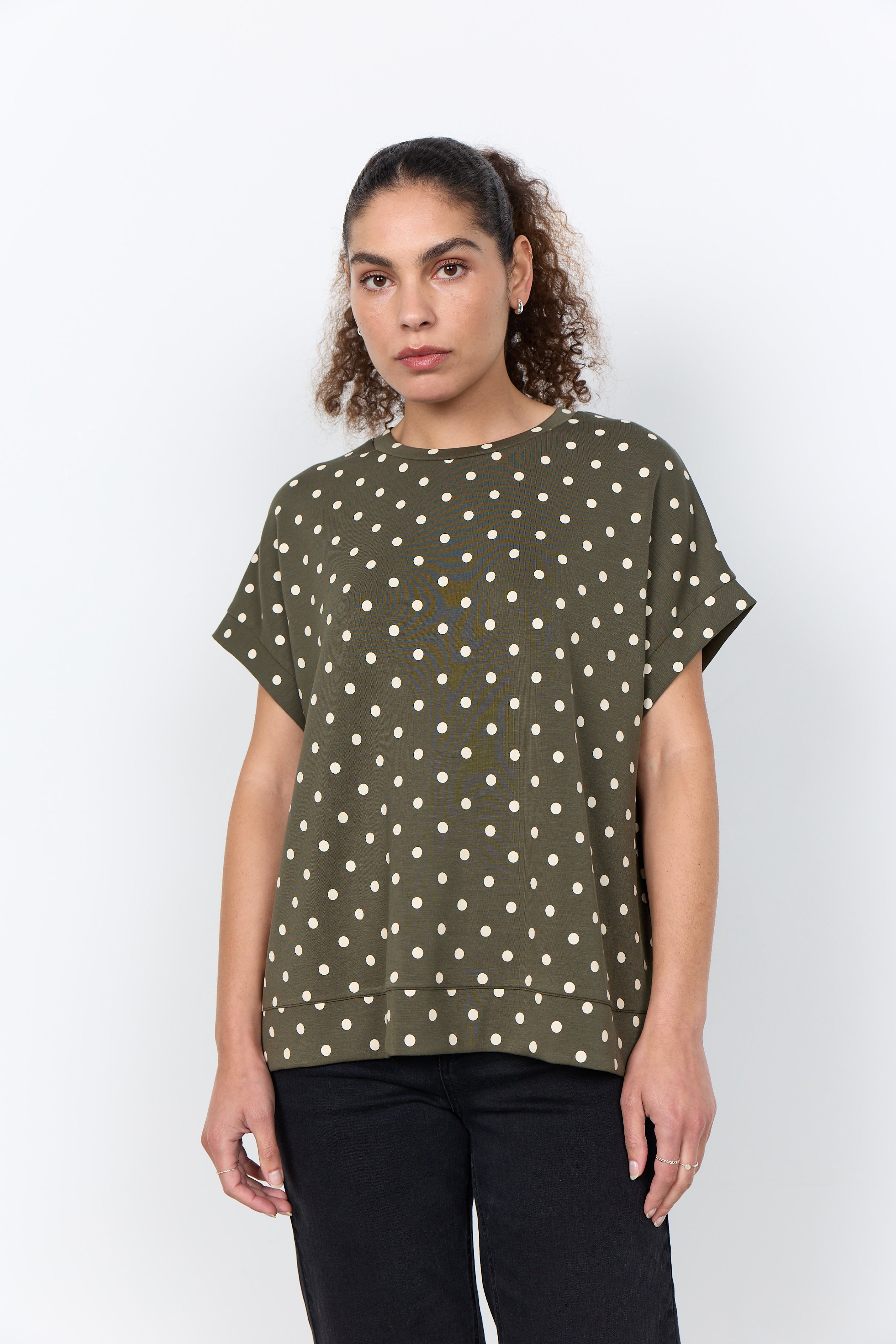 SOYA CONCEPT GODIVA SHORT SLEEVE MODAL TOP
