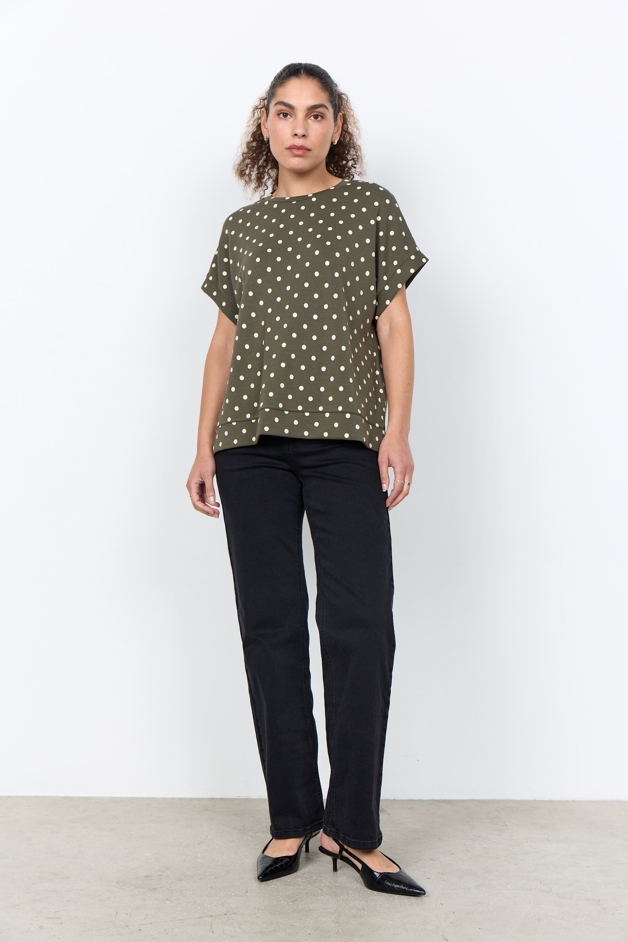 SOYA CONCEPT GODIVA SHORT SLEEVE MODAL TOP