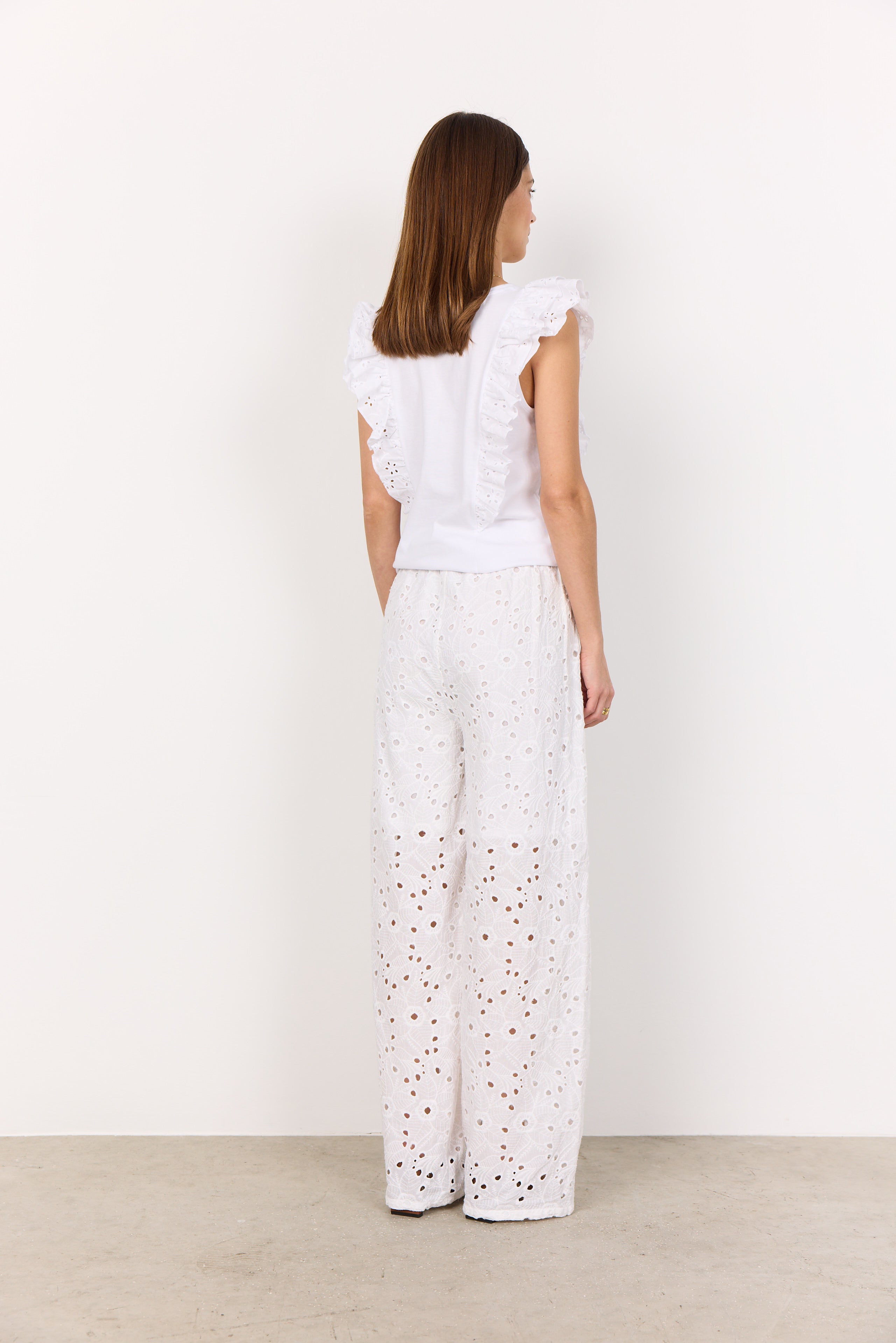 SOYA CONCEPT LORAINE POINTELLE TANK TOP