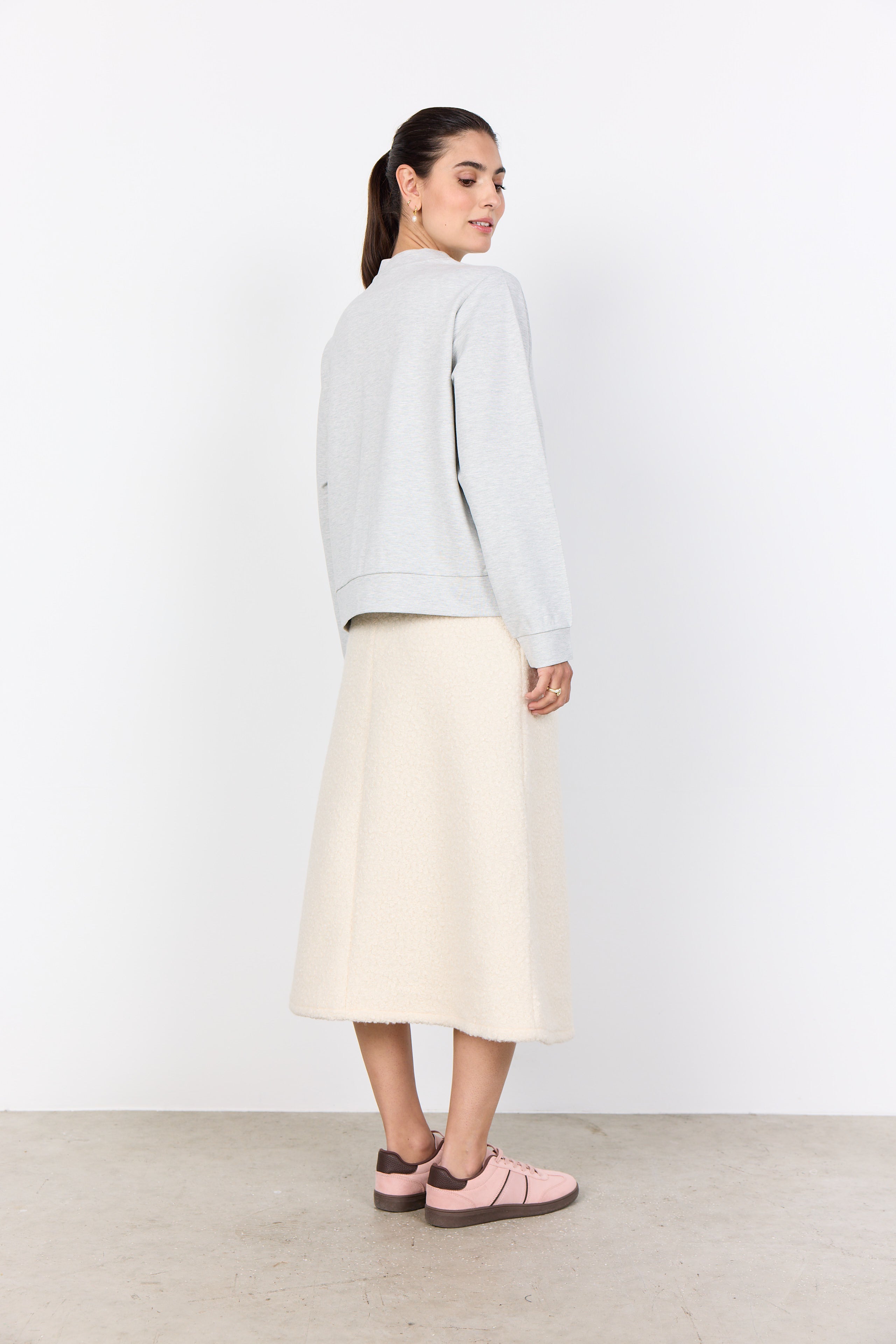 SOYA CONCEPT NANNI SNAP BUTTON BOMBER JACKET