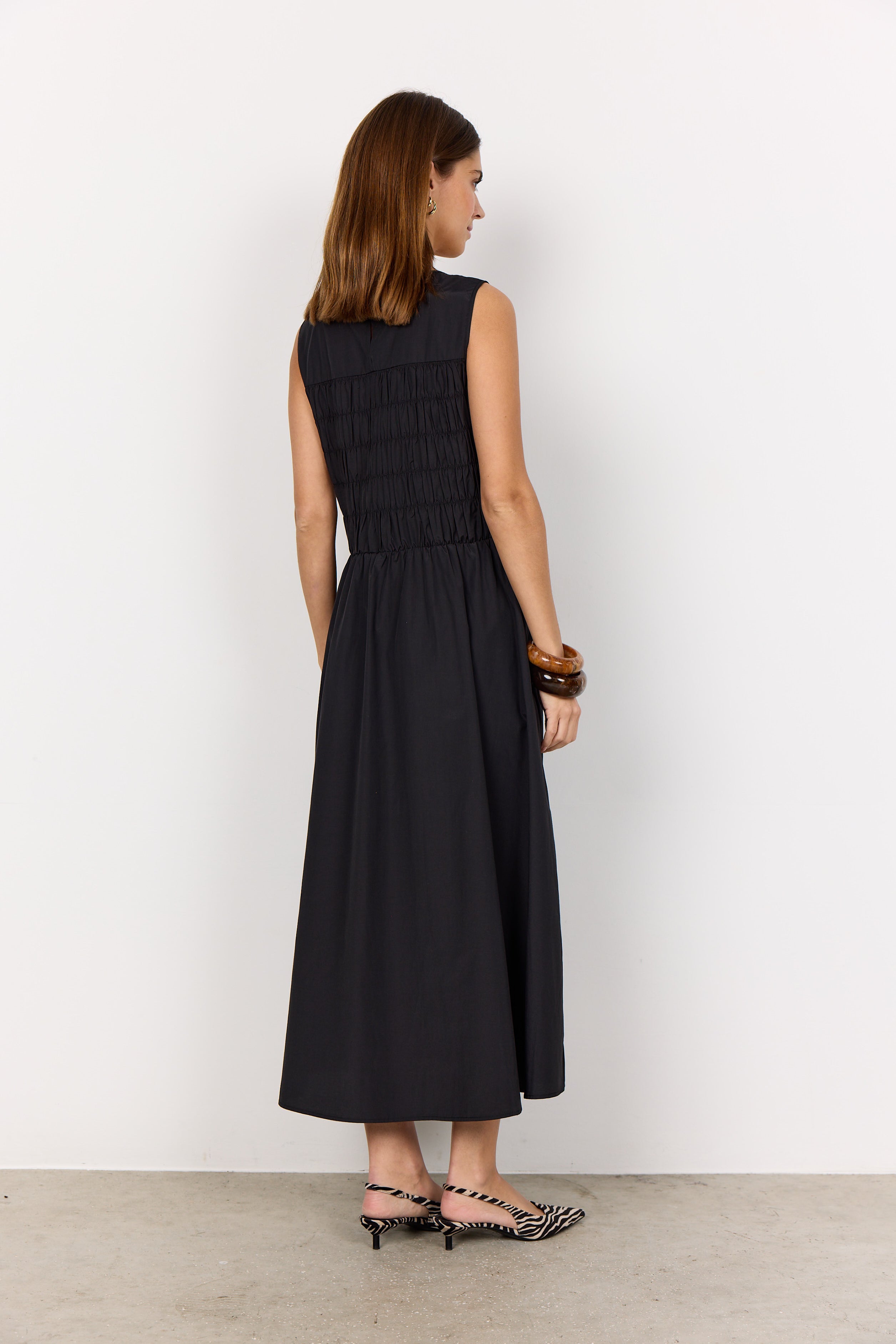 SOYA CONCEPT NETTI GATHERED DRESS