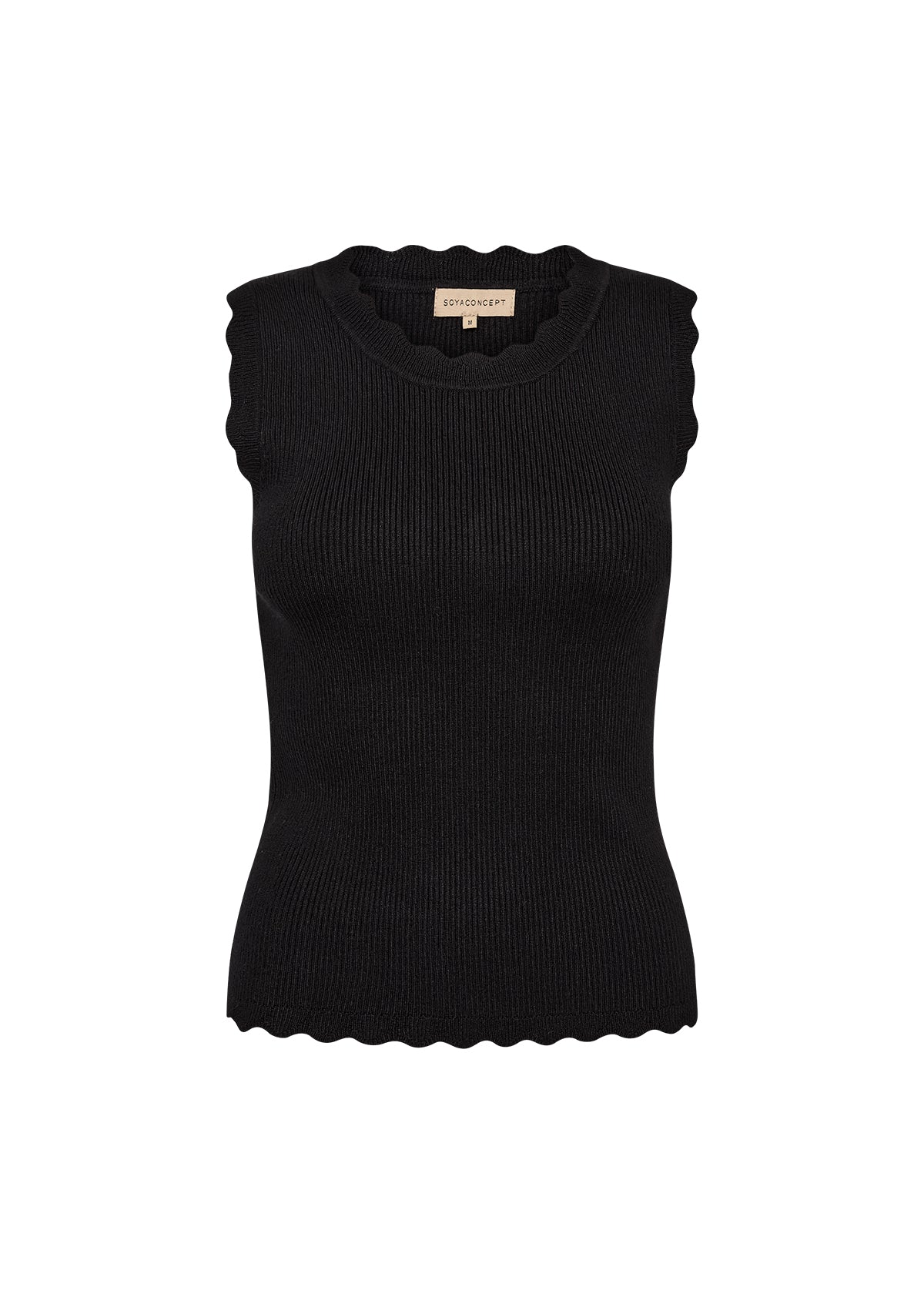 SOYA CONCEPT DOLLIE SCALLOPED EDGE TANK
