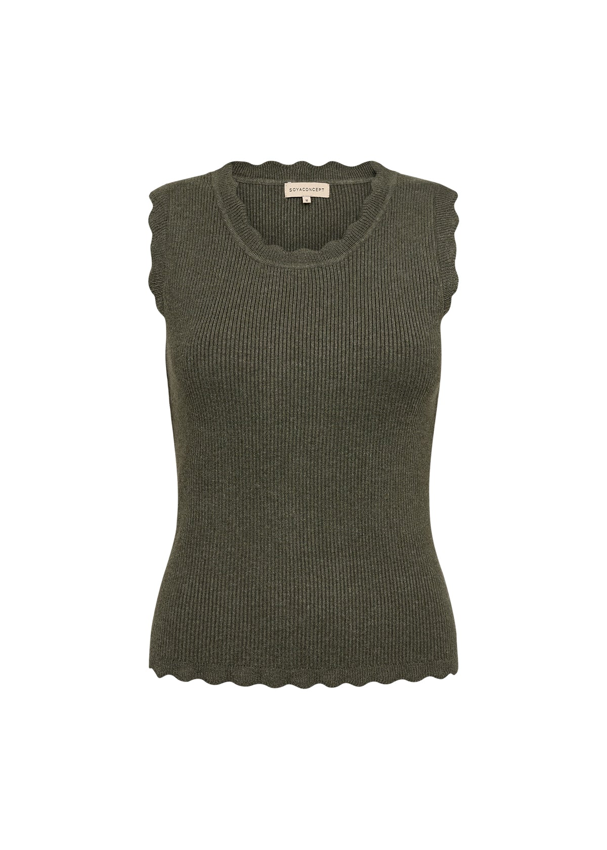 SOYA CONCEPT DOLLIE SCALLOPED EDGE TANK