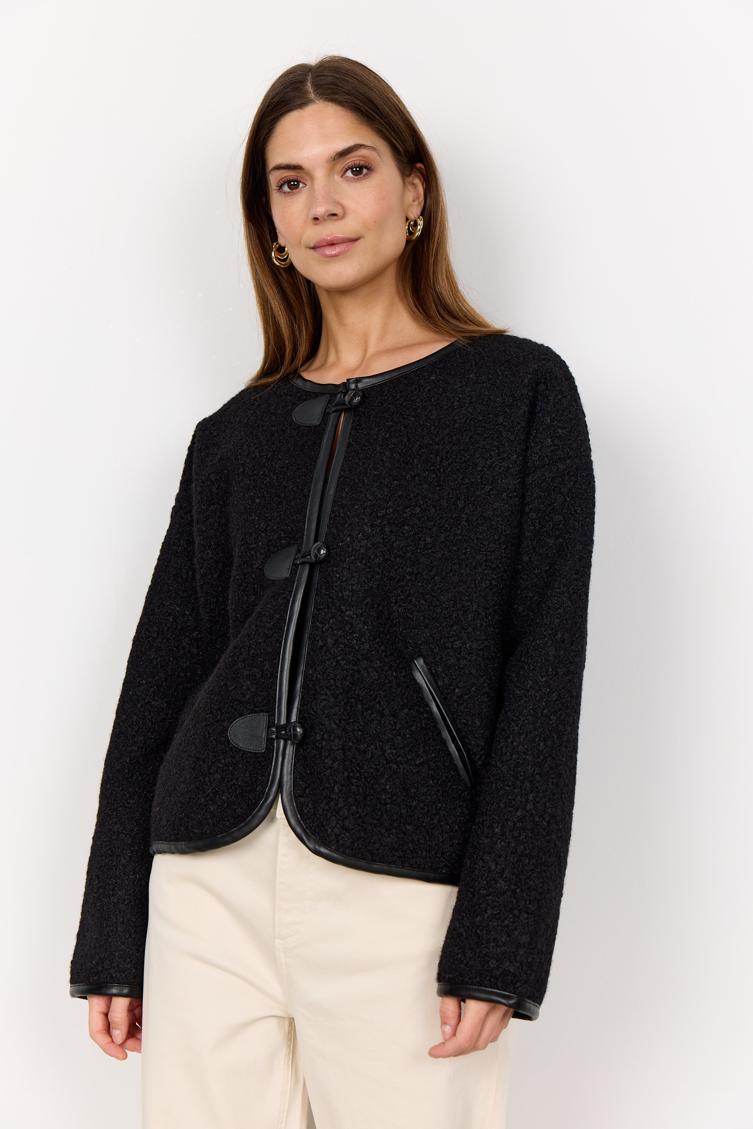 SOYA CONCEPT SHAIMA BOUCLE LIGHT JACKET