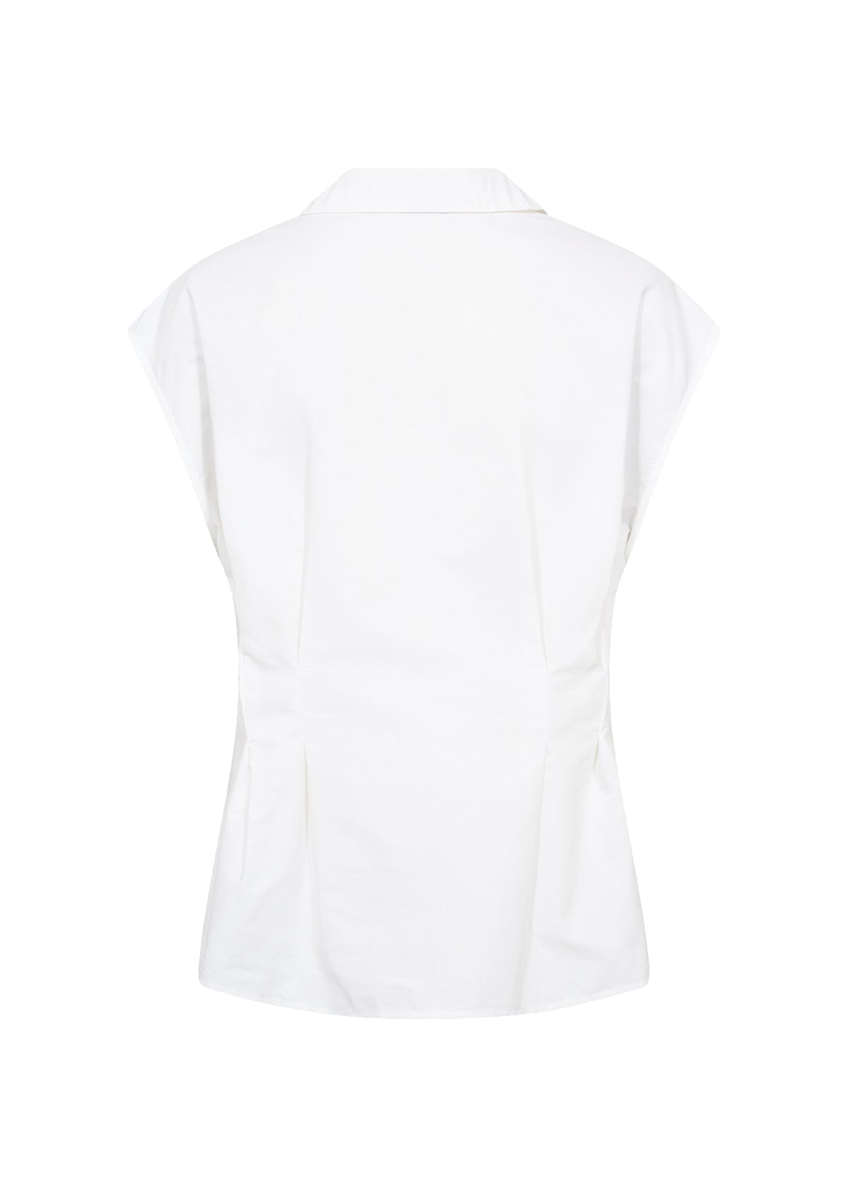 SOYA CONCEPT NETTI TAILORED CAP SLEEVE SHIRT