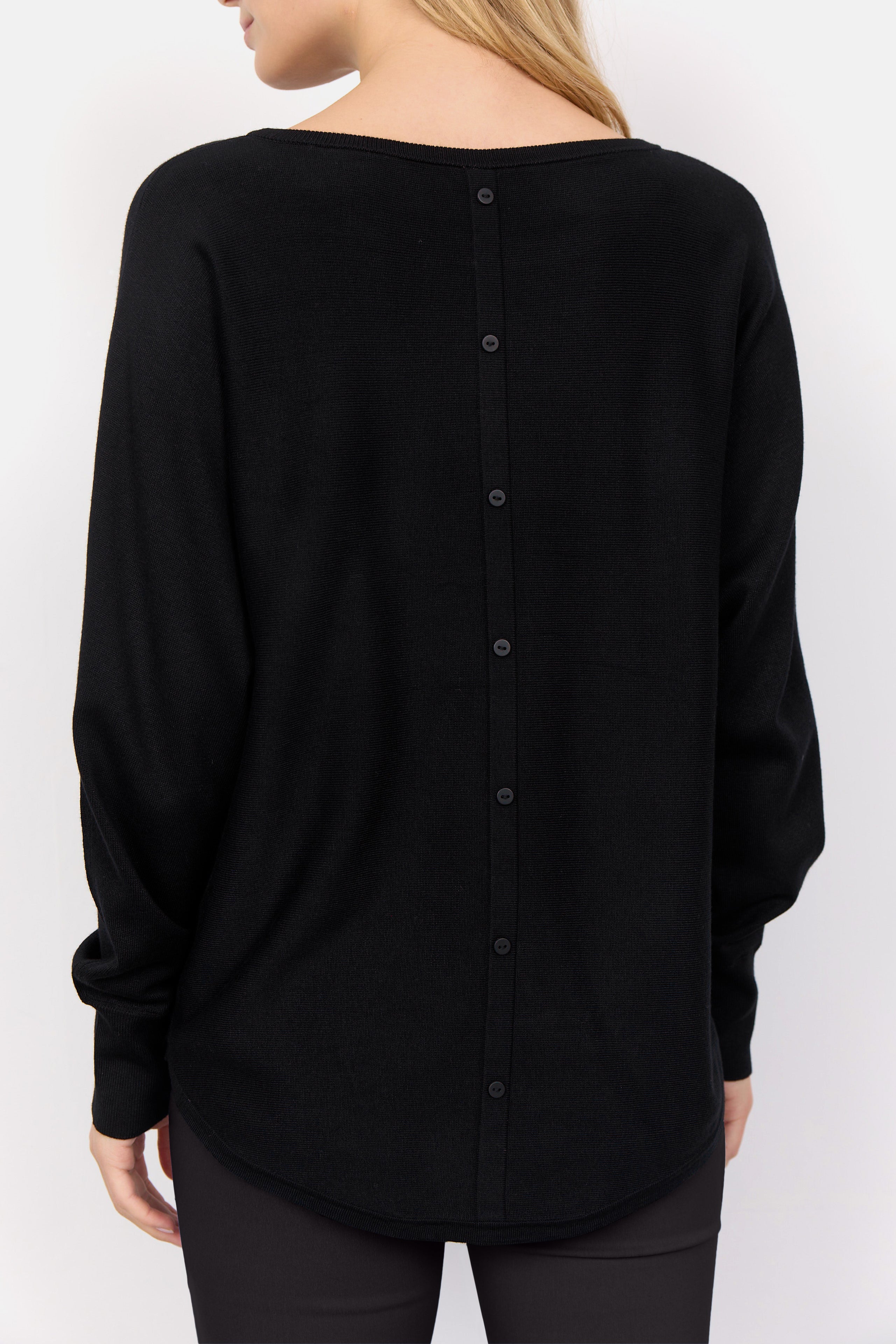 SOYA CONCEPT BUTTON BACK TOP