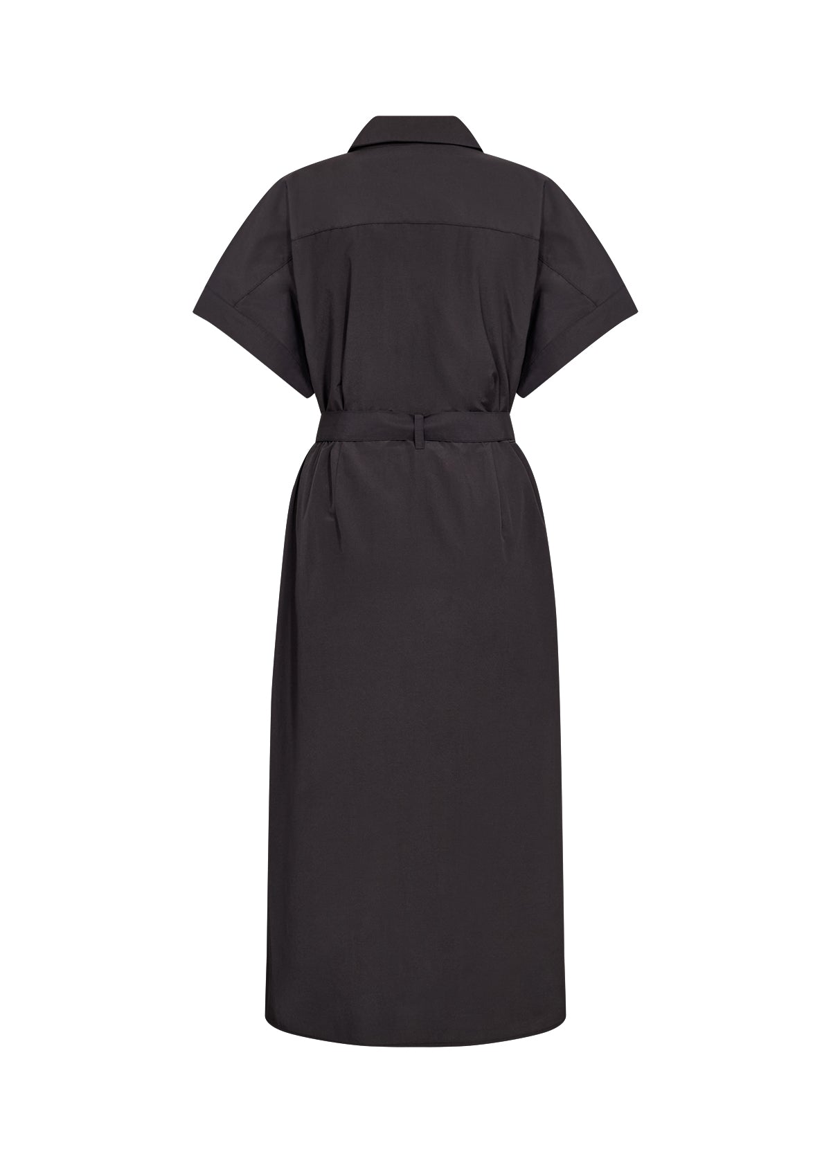 SOYA CONCEPT NETTI SHORT SLEEVE BUTTON UP DRESS