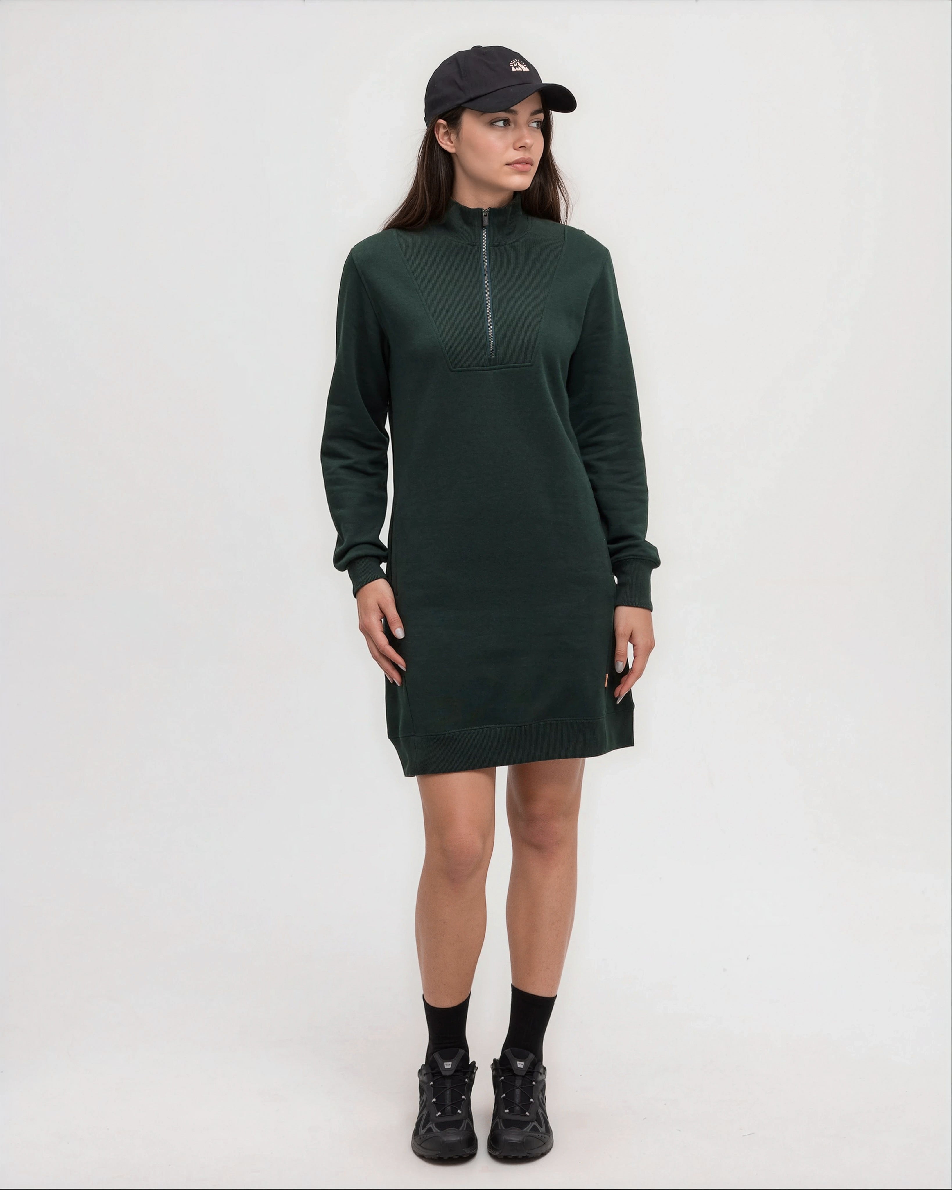 TENTREE WESTON 1/4 ZIP DRESS