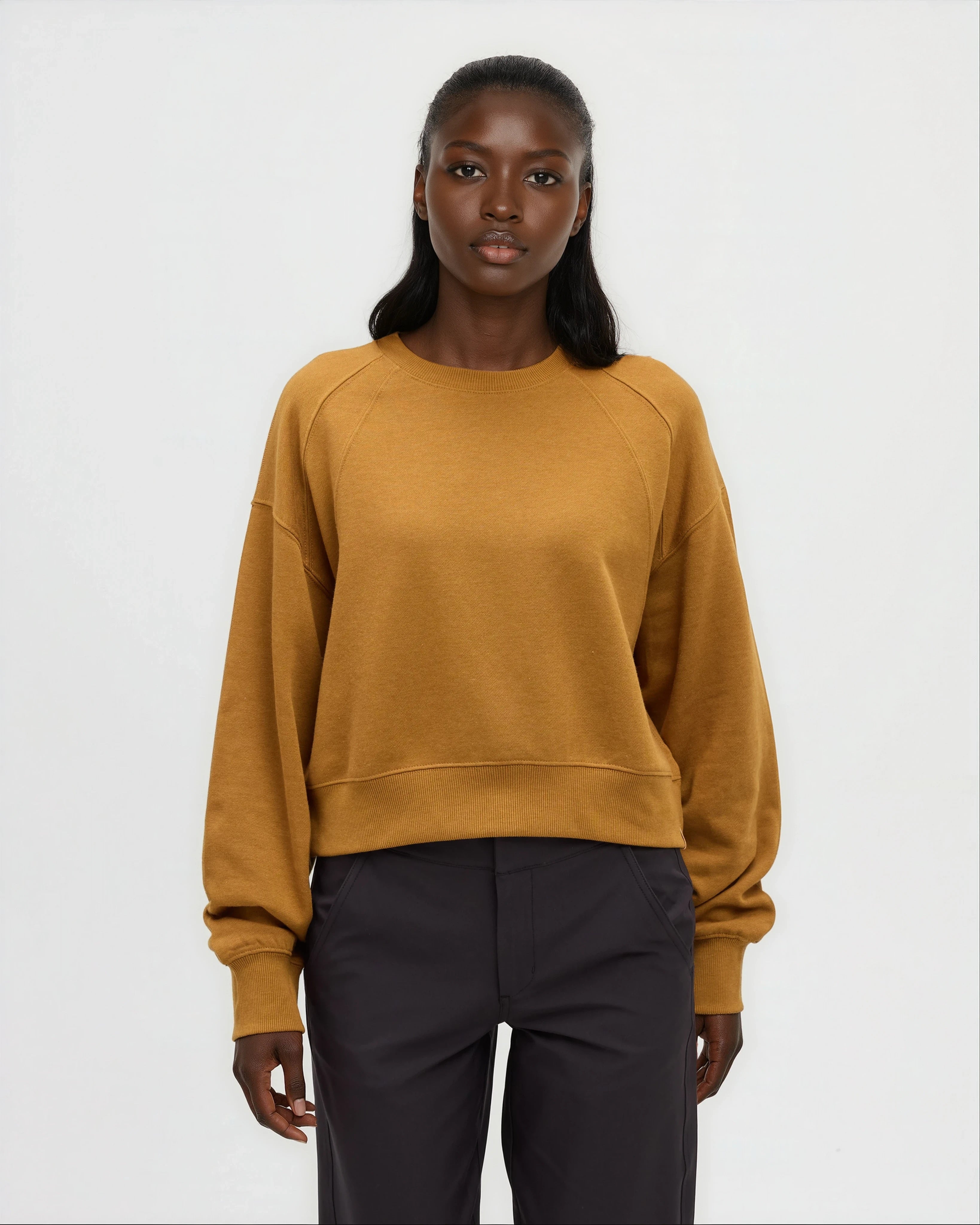 TENTREE BLUFFS CROPPED CREW SWEATSHIRT