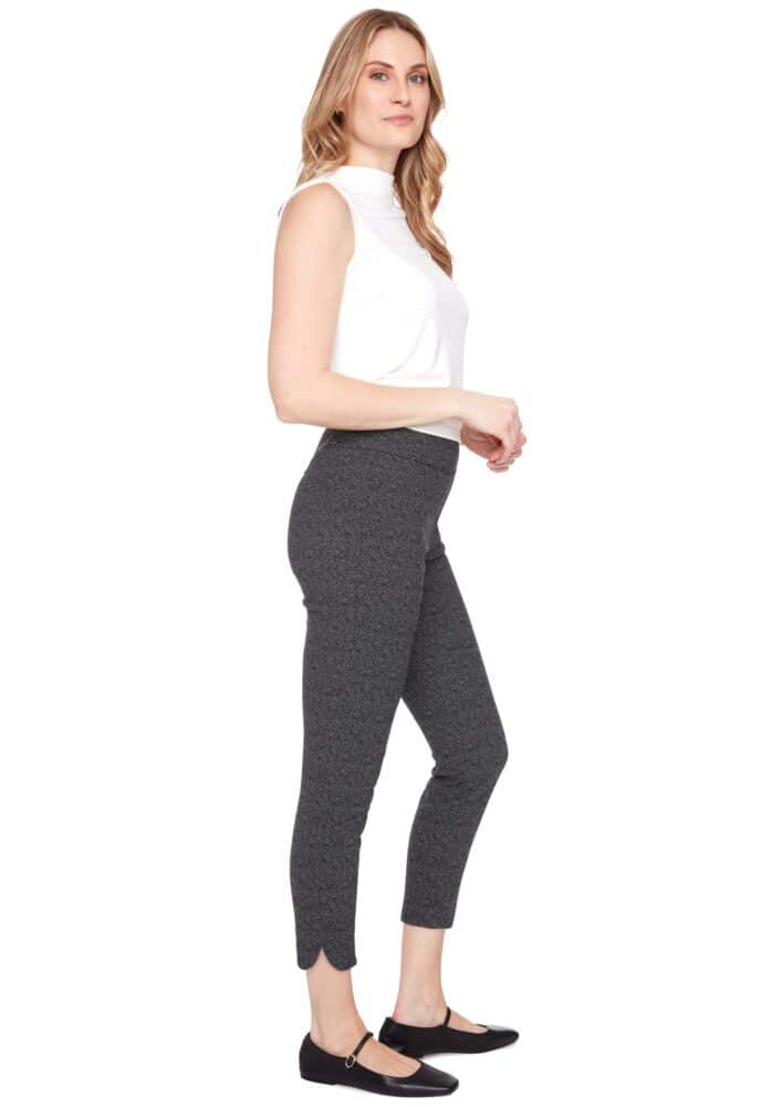 UP PANTS ALLOY TECHNO PETAL SLIT PANT