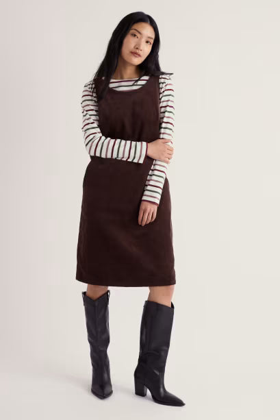 SEASALT CORNWALL CORD PINAFORE
