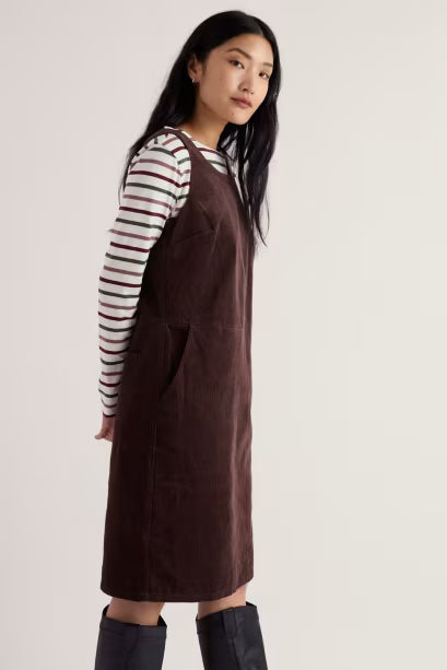 SEASALT CORNWALL CORD PINAFORE