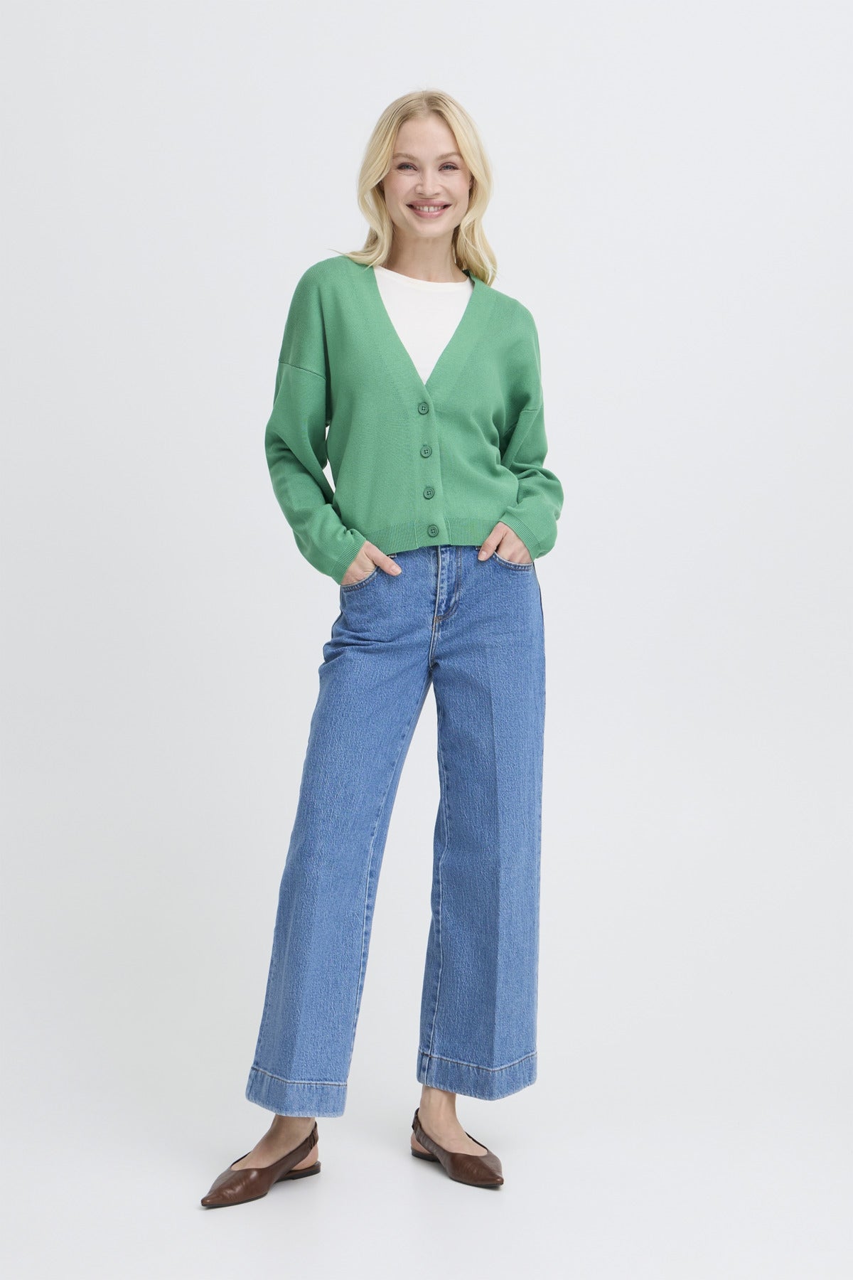 B YOUNG BYMMORLA SHORT CARDIGAN