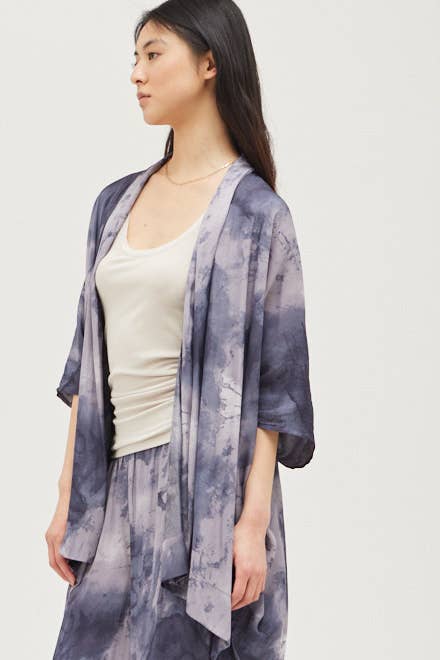 GRADE & GATHER LILY TIE DYE KIMONO