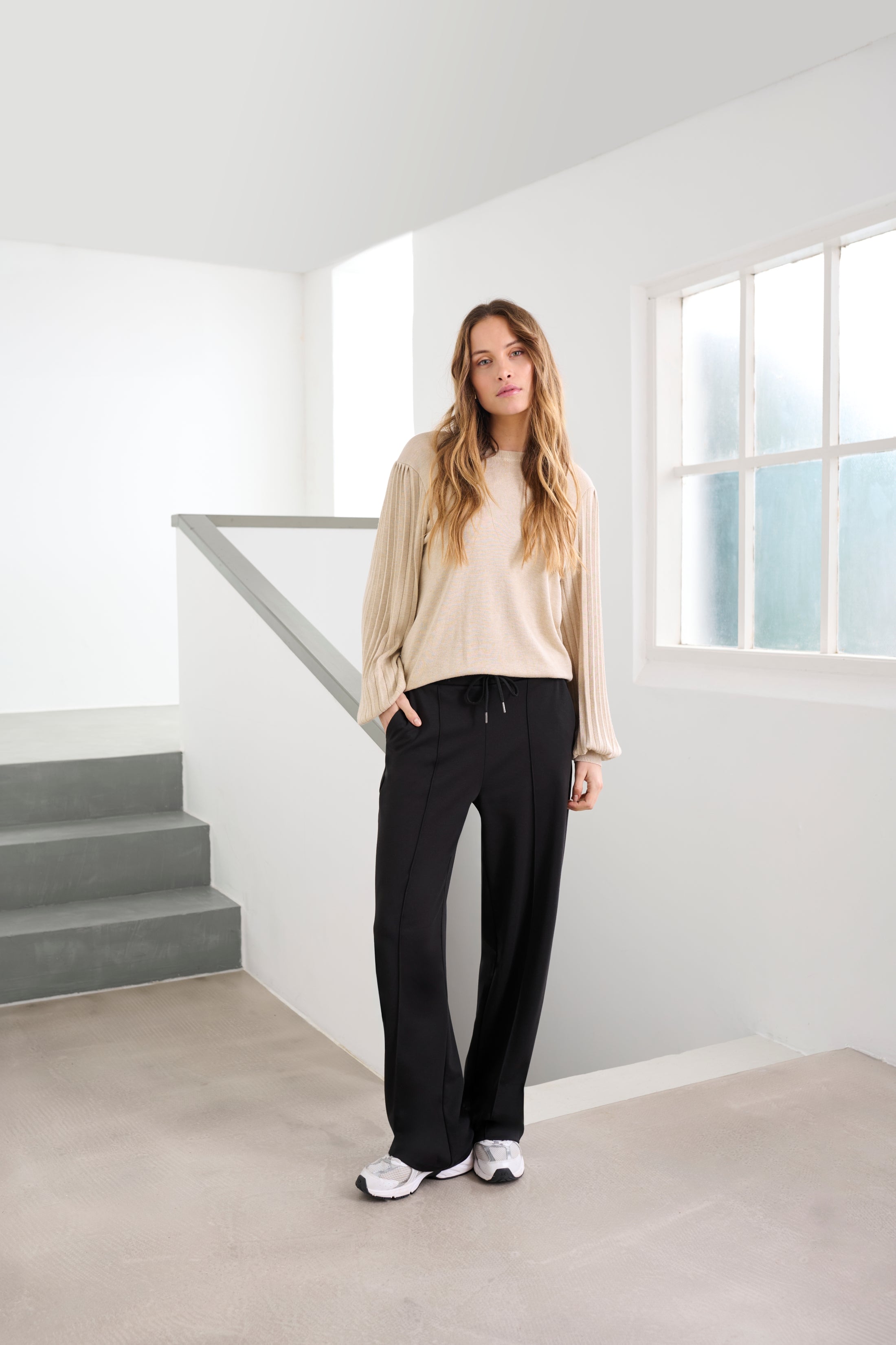 KAFFE KAJENNY STRAIGHT LEG PANTS