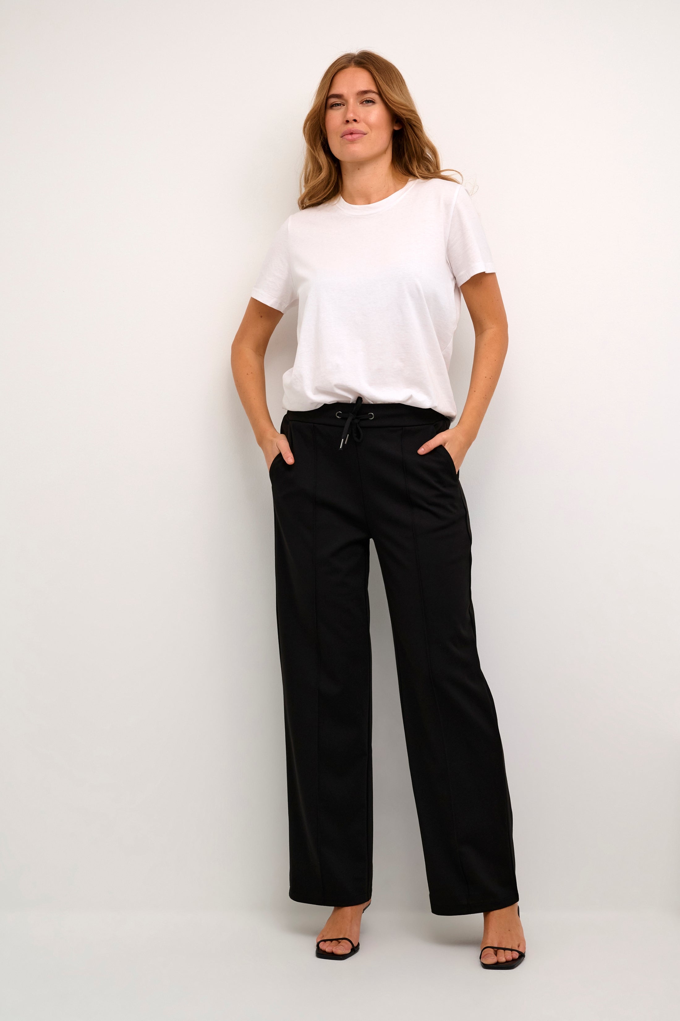 KAFFE KAJENNY STRAIGHT LEG PANTS