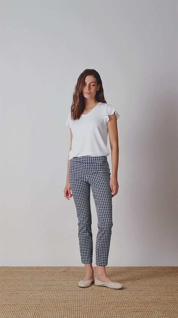 UP! TECHNO BUTTON-VENT ANKLE PANT